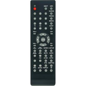 Replace Remote Control Compatible with PROSCAN LCD TV PLCDV3213A PLDVD3213A PLDV321300 (Only Works for The Model in The List)