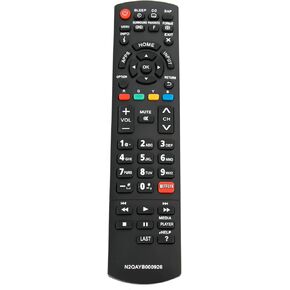 N2QAYB000926 Replacement Remote fit for Panasonic 2014 AS680, AS630, ASU534, AS530 and AS520 Series Smart LED LCD HD TV TC-39AS530U TC-40AS520U TC-42AS630U TC-50AS530U TC-50AS530UE