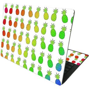 MightySkins Skin Compatible with Microsoft Surface Laptop 4 13.5" - Rainbow Pineapples | Protective, Durable, and Unique Vinyl Decal wrap Cover | Easy to Apply and Change Styles | Made in The USA