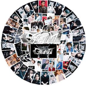 Stray Kids Giant Album Stickers Pack 98 PCS Kpop Waterproof Vinyl Decals Stray Kids Stickers for Water Bottles Scrapbook Laptop Stray Kids Merch