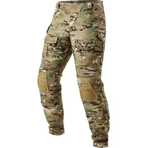 Men's Combat Pants with Knee Pads Tactical Outdoor Military Camouflage Paintball