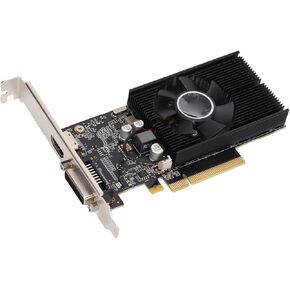Dilwe GT1030 4GB DDR4 Graphics Card, 64bit Desktop Computer Game Video Graphics Card with Powerful Image Processing Capabilities for Windows7/8/10