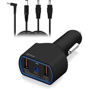 شاحن سيارة Batpower 120W DC لـ HP Laptop Car Charger Charger Charger DC 12V-24V Auto Adapter