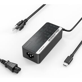 65W USB C Charger for HP Spectre X360, Spectre, Elitebook x360, Elitebook, Envy, Chromebook, Elite x2, ProBook Travel Type C Power Adapter Supply Cord