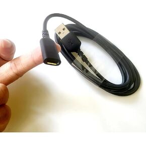 USB-C to USB-A Extension Cable Compatible with SteelSeries Arctis Nova 3 /Arctis Nova 7 7X 7P Headset/Arctis USB-C Dongle to PS4/PS5/PC/Switch (Extension 5ft Cable)