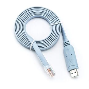 Cisco Compatible Console Cable, 6ft, FTDI USB to RJ45 / Windows 7, 8 / Vista/MAC/Linux / RS232 Switch Router (Type-A)