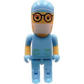 Surgeon & Nurse 4GB USB Flash Drives Memory Sticks Thumb Drive (Blue)