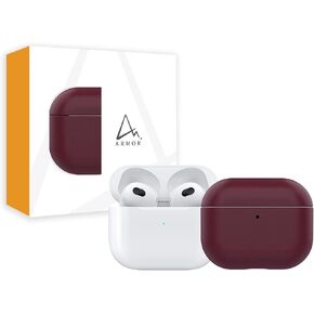 ARMOR Leather Case for AirPods (3rd Gen) (Bourbon Brown)
