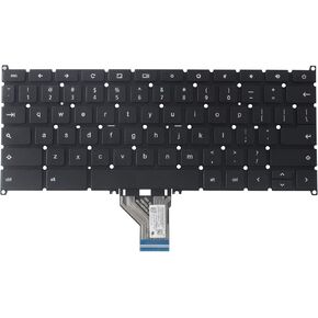 Keyboard Replacement without frame Compatible with Acer Chromebook C720 C720P C720-2103 C720-2420 C720-2800 C720-2802 C720-2827 C720-2832 C720-2844 C720-2848 C720-3871 Series Laptop US Layout