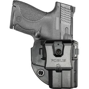 Fobus APN Series Concealed Carry Holster for Smith & Wesson M&P Shield, Shield Plus, and Shield M2.0, 9mm & .40, Appendix, IWB Belt Clip, OWB Paddle, Ambidextrous