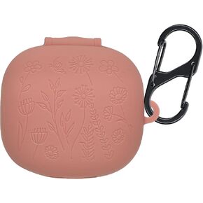 kwmobile Silicone Carry Case Compatible with Anker soundcore P40i Cover - Embossed Soft Rubber Pouch - Embossed Pattern