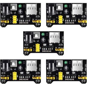 5pcs MB102 3.3V/5V Breadboard Power Supply Module for Board Breadboard