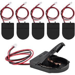 6pcs RTC Battery Case Real Time Clock Holder for Raspberry Pi 5 RTC Battery Pack Without Battery