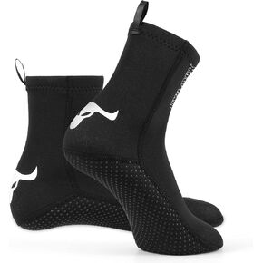 LIXUFRHK Neoprene Waterproof Socks 2MM Diving Sock for Sand Proof Beach Volleyball Sock for Outdoor Water Sports/SMLXL2XL