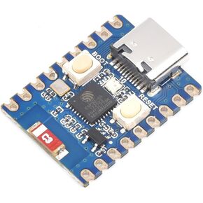 waveshare ESP32-C3 Mini Development Board with 2.4GHz Wi-Fi,Bluetooth 5 Support,Based on ESP32-C3FN4 Single-core Processor,160MHz Running Frequency, USB Type-C Port
