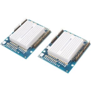 NOYITO Uno R3 Proto Shield Prototype Expansion Board with SYB-170 Mini Breadboard Based for UNO ProtoShield (Pack of 2)
