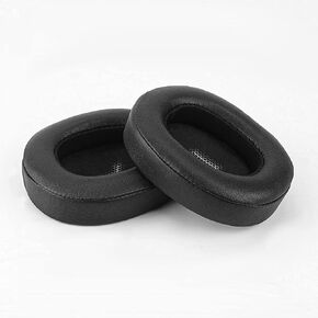 Replacement Ear Pads Compatible with JBL E55BT Headphones Made of Soft Protein Leather and Memory Foam Replacement Ear Pads for Repair Accessories (Black)