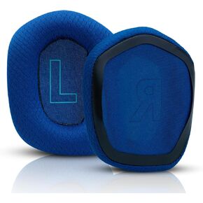 G733 Replacement Ear Pads, Ear Pads Cushion Cups Compatible with Logitech G733 G 733 Lightspeed Wireless Gaming Headset, Renew earpads with Durable Mesh Fabric, Comfort Noise Isolation Foam (Blue)