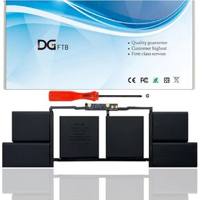 DGTECH A1820 Laptop Battery for MacBook Pro 15 inch A1707 Late 2016 Mid 2017 EMC 3162 3072 Series MLH32LL/A MLH42LL/A MLW72LL/A MLW72HN/A MLW82LL/A MPTR2LL/A MPTW2LL/A (11.4V 76Wh/6667mAh)