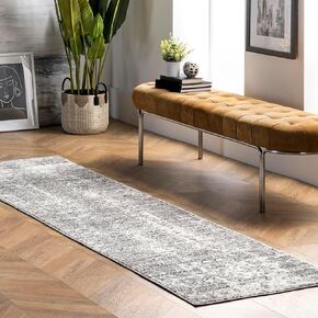 nuLOOM Deedra Modern Abstract Area Rug - 5x8 Area Rug Modern/Contemporary Beige/Ivory Rugs for Living Room Bedroom Dining Room Kitchen