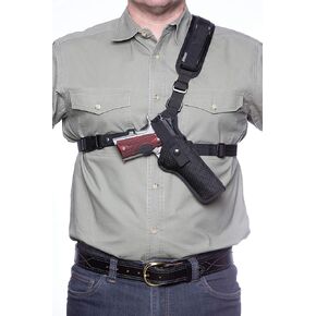 DIAMOND D Outdoors - Denali Chest Holster for SEMI-AUTO 1911 Pistols - up to 5"
