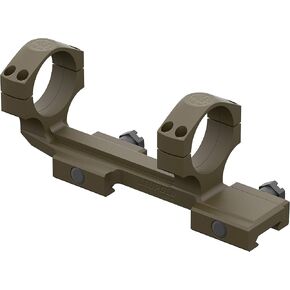 Leupold 111412 Mark 4 HAMR Rife Scope with DeltaPoint and Flat Top Mount, 4X24-Millimeter, Black