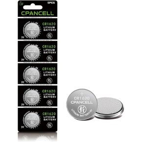 CR1620 Lithium Batteries High Capacity 3V Battery (5 Count)