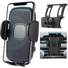 Car Cell Phone Holder Mount for Toyota RAV4 2019-2024 Premium XLE, Adventure, TRD Off-Road, Limited, Hybrid XSE Accessories, Must with Adjustment Wheel, Not Fit for XLE, LE, SE