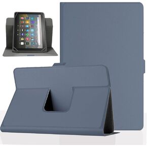 Universal 7.5-9.0 inch Tablet Case,360 Degree Rotatable Kickstand Multiple Viewing Stand Case Cover for 7.9" 8.0" 8.4" 8.9" inch and All 7.5-9.0 Inch Touchscreen Tablet,Smoked Purple