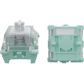 CN GAMING GATERON Magnetic Jade Keyboard Switches, Linear Factory Pre-lubed Freely Setting Pre-Travel Key Switches for Mechanical Keyboard (70, Magnetic Jade)