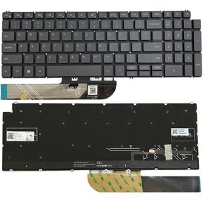 GinTai Laptops US Keyboard Backlit Replacement for Dell Inspiron 15 7590 7591 7791 5584 5590 5593 5594 5598/5508 5501 5502 5584 5590 5591 7500 7501