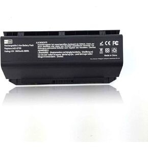 A42-G750 Laptop Battery Replacement for ASUS ROG G750JH-DB71 T4106H G750JHA G750JM-DS71 G750JS-RS71 DS71 TS71 T4064H T4069H G750JW-DB71 G750JW-NH71 G750JX-DB71 G750JX-RB71 TB71 G750JZ-XS72(15V 88wh)