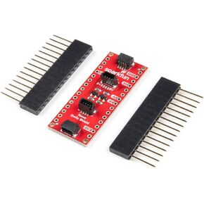 SparkFun Qwiic Shield Compatible with Arduino Nano-connect the I2C bus (GND, 3.3V, SDA and SCL) to four Qwiic connectors (two horizontally and two vertically mounted)-daisy chaining-Soldering Required