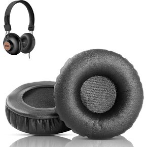 Professional Earpads Cushion Replacement Compatible with House of Marley Positive Vibration Headphone Ear Pads Cover with Skin-Friendly Soft Protein Leather and Memory Foam