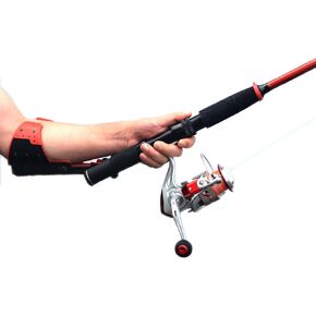 Dimatteo Ergonomics Fishing Combo. Ergonomics Rod Handle with 1.9m Boat Rod, Jig : 120-280g. Test: 10-15kgs,Spinner Reel 5000(3+1BB),40LB/200M PE Line, PVC Tackle Carry Box and Rod Tube