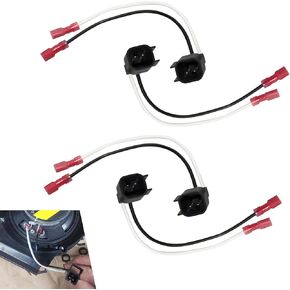 4 PCS Car 72-5600 Speaker Wiring Harness Plug Connector, Heat-Resistant Copper Core Waterproof Shell Plug Play Audio Cable Adapter, Compatible with Ford Focus Chevrolet Mazda (Black)