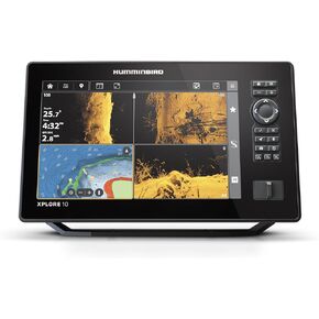 Humminbird XPLORE 10 GPS Fish Finder Head Unit with MEGA Side Imaging+ & HD Touchscreen Display (Control Head Only, No Transducer)