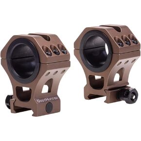 WestHunter Optics Precision 21 mm Picatinny Scope Rings, 34 mm Tactical Scope Mount with 1 Inch & 30 mm Adapter| 36 mm / 1.42 in Center Height