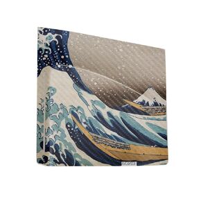 Carbon Fiber Gaming Skin Compatible with Sony Disc Drive for PS5 Digital Edition Consoles - Great Wave of Kanagawa - Premium 3M Vinyl Protective Wrap Decal Cover | Crafted in The USA by MightySkins