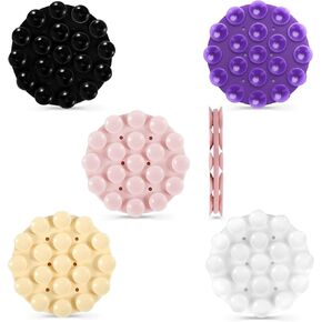 5pcs Double-Sided Phone Suction Mount, Phone Suction Grip 2.76x0.33 Inch Round Suction Phone Case Adhesive Multipurpose Silicone Suction Cup Phone Holder for Mobile Power Mobile Phones (5 Colors)