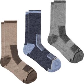 Eddie Bauer Men's 3 Pairs Trail Trail Sock ، الجوارب المملوءة بالفتل للرجال ، ورياضة المشي لمسافات طويلة في الهواء الطلق الجوارب الجوار in Kuwait