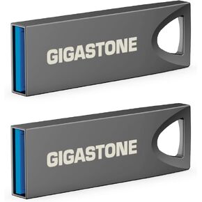 GIGASTONE Z70 256GB 2-Pack USB 3.2 Gen1, USB Flash Drives, Reliable for PC and Mac, Waterproof Metal, Mini and Robust, USB 2.0 / USB 3.0 / USB 3.1 Interface Compatible