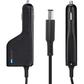19.5V 4.62A 90W car Adapter car Charger for DELL Laptop Notebook Car for Majority of Latitude XPS Precision Vostro Adamo Studio Inspiron Laptops Also Suitable 19.5V 3.34A 65W