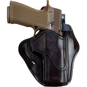 1791 GUNLEATHER P320 Optic Ready Holster - OWB CCW Leather Gun Holster for Belts - Right Handed - SP2022, P227, H&K VP40, P30L
