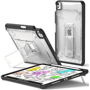 Ringke Fusion Sketch Stand [Case + Stand] Compatible with iPad Pro 11 Inch Case (M4, 2024) Non Yellowing Wobble Free Cover for Writing and Drawing - Black