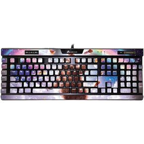 MightySkins Skin Compatible with Corsair K95 RGB Platinum XT - Abstract Black | Protective, Durable, and Unique Vinyl Decal wrap Cover | Easy to Apply, Remove, and Change Styles | Made in The USA