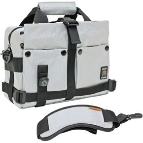 AC450LG Ape Case Cubeze Compact Shoulder Camera Bag for Mirrorless Or Compact DSLR Camera for Canon, Sony, Nikon, Olympus, Fuji | Removable Cubeze Pocket for Laptop Light Grey…