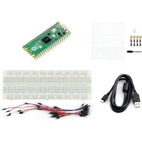 Pre-soldered Raspberry Pi Pico 2 Microcontroller Board Starter Kit, Based on Rasp Pi RP2350 Microcontroller Chip, with Dual-core and Dual-Architecture Design, Running up to 150 MHz, 4 Items