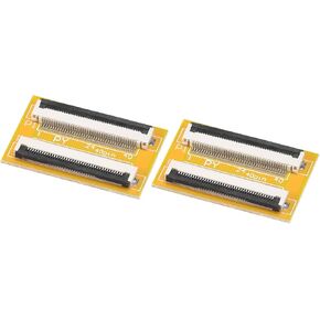 MECCANIXITY FFC FPC Extension Board PCB Extend Zip HDD Connector 40 Pin 0.5mm Pitch Single Side for LCD 3D Printer Camera DVD TV Laptop Pack of 2
