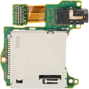 Game Host Card Slot, Metal + ABS Game Card Reader Cartridge Slot Module Host Drive Tray Earphone Hole Port Fit for Switch
